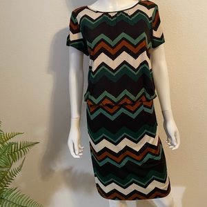 Perceptions Graphic Print Dress